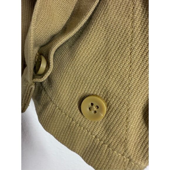 VINTAGE OLD NAVY BUTTON UP MILITARY STYLE CANVAS ENGINEER JACKET SZ XL SEE NOTES - Picture 5 of 12